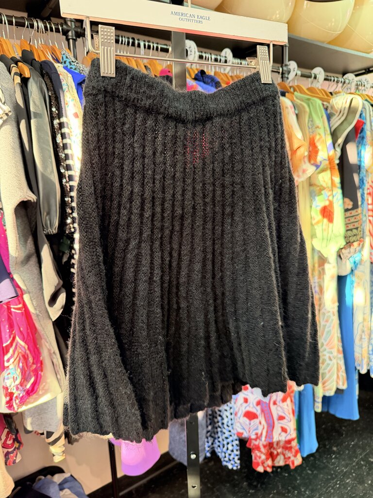 Sofie the Label - Knit Sweater Skirt - Black