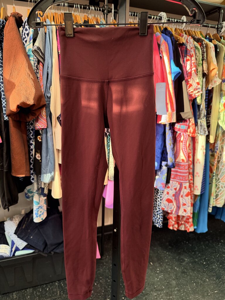 Lululemon - Wunder Train Leggings - Burgundy