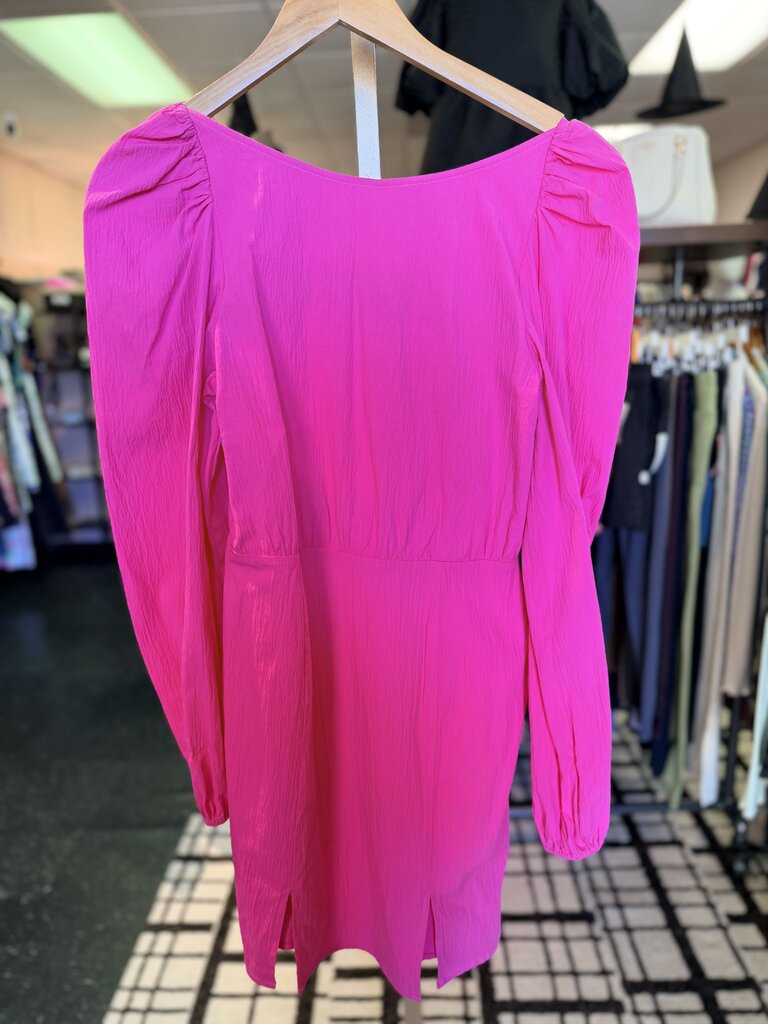 Ghospell - Open Back Mini Dress - Pink