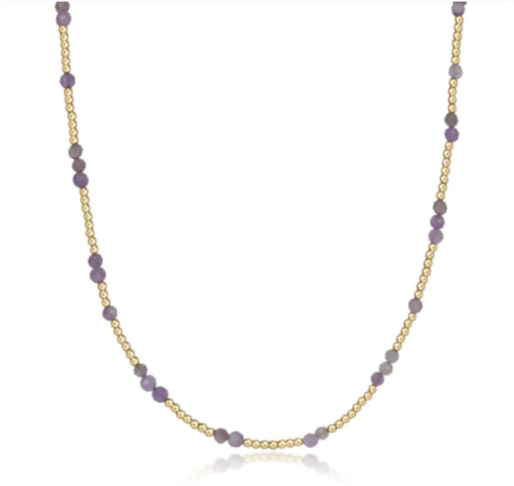 enewton- NWT 15" Choker Hope Unwritten Gemstone - Amethyst