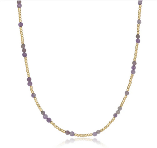enewton- NWT 15" Choker Hope Unwritten Gemstone - Amethyst
