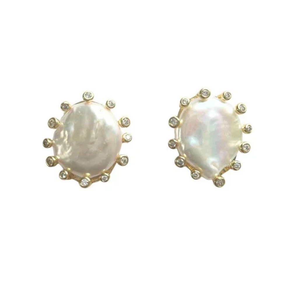 Lisi Lerch NWT-Lexi - Mother of Pearl Stud Earrings