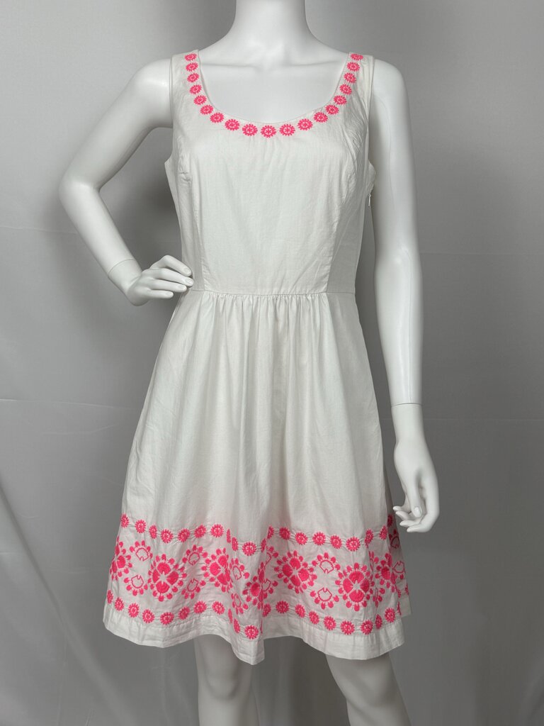 Vineyard Vines - White/Pink -Embrod. Dress