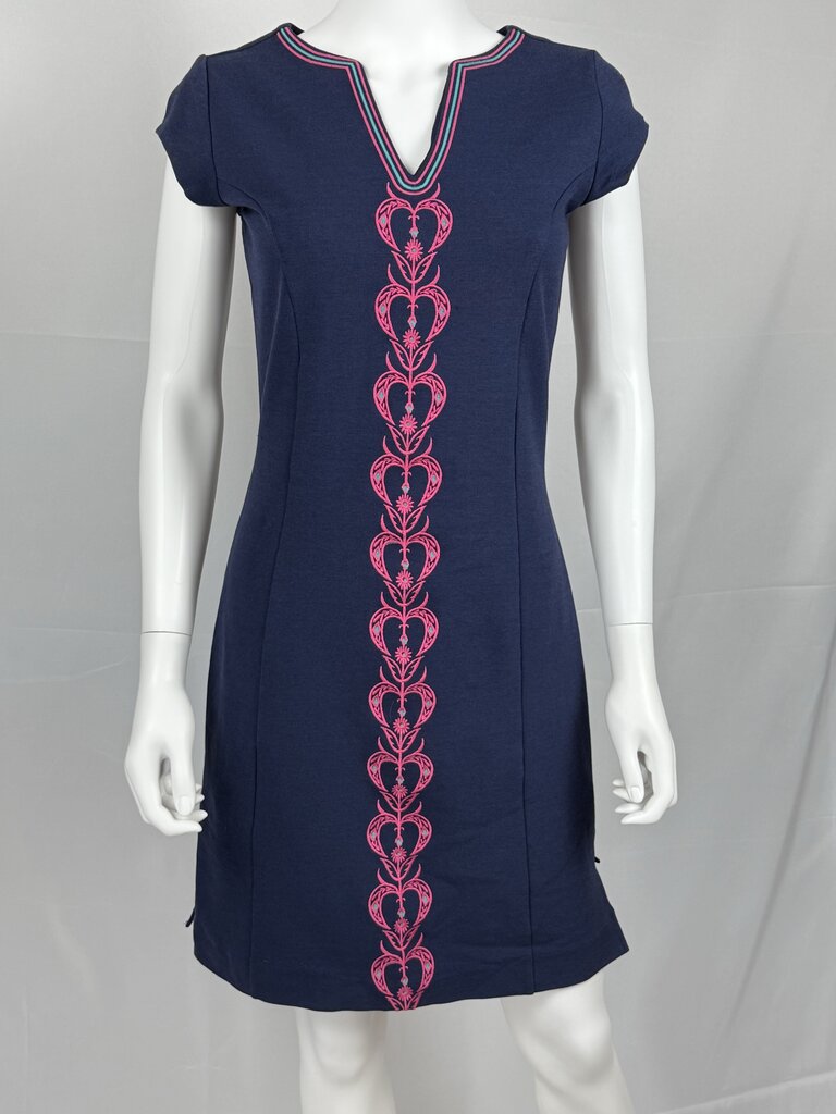 Hatley - Navy Embrod. SS Dress