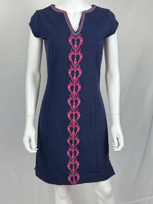 Hatley - Navy Embrod. SS Dress