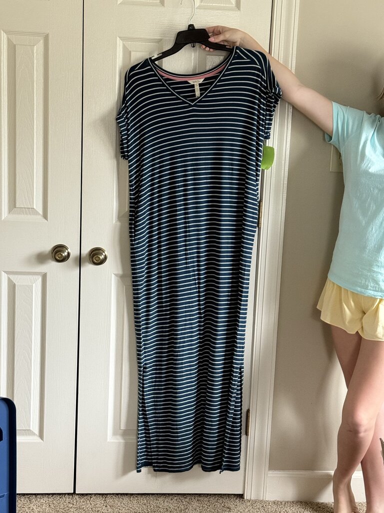 Matilda Jane - Blue Striped - Casual Maxi