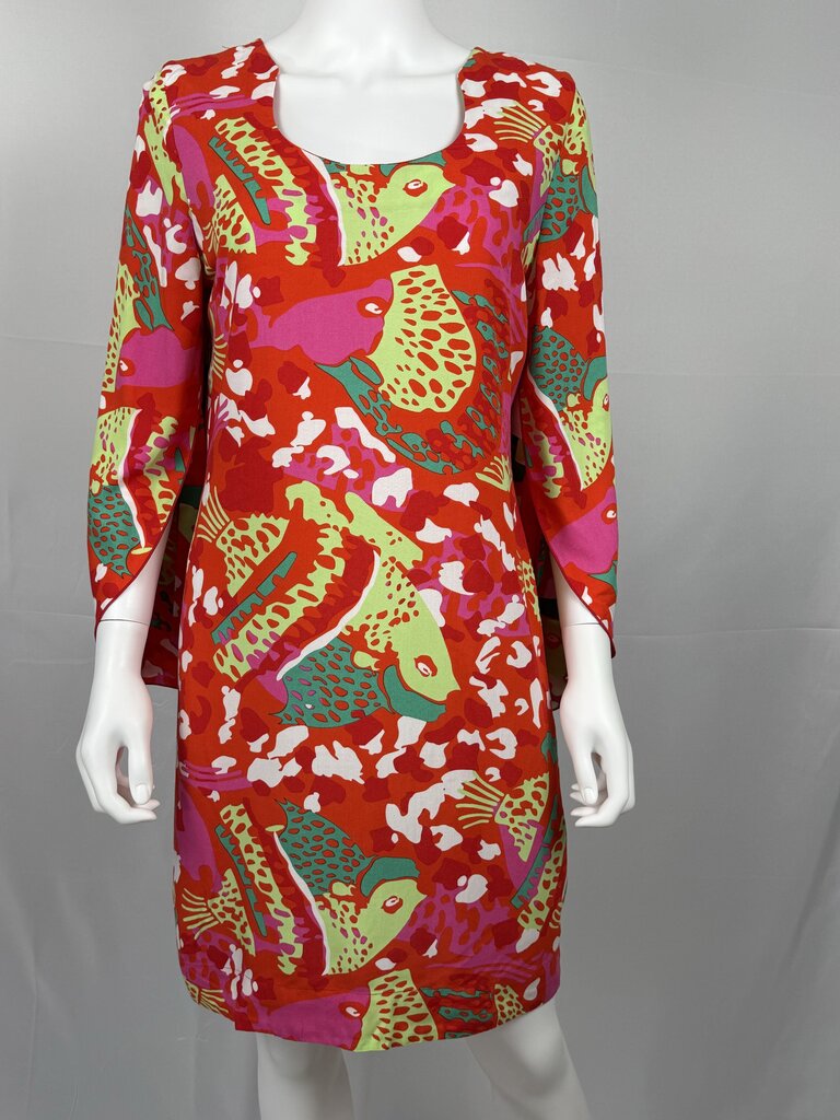 Escapada - Red Multi - LS Dress