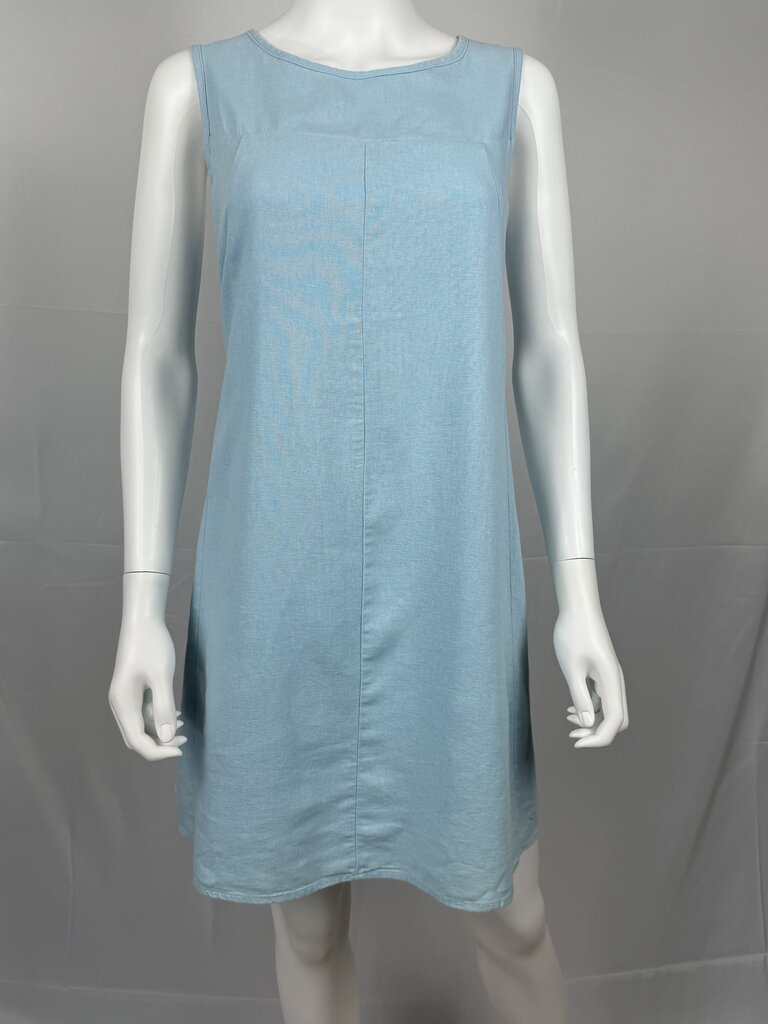 Simply Noelle - Blue Linen Dress