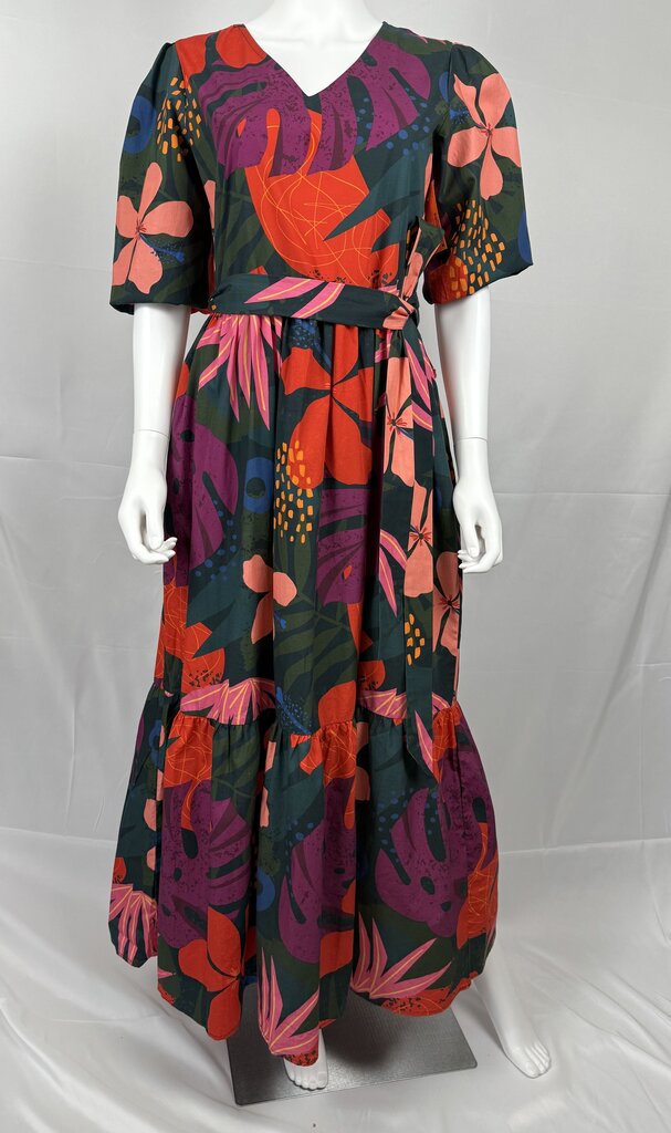 Maude Vivante - Green Multi - Floral Dress