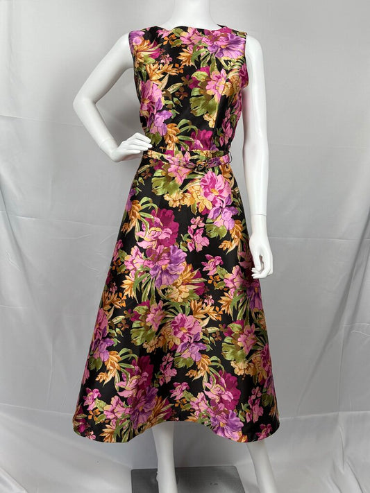 Flying Tomato - Black - Floral Dress