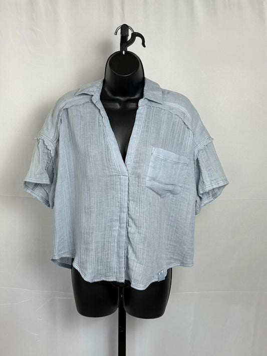 Free People - GUC - Blue SS Top