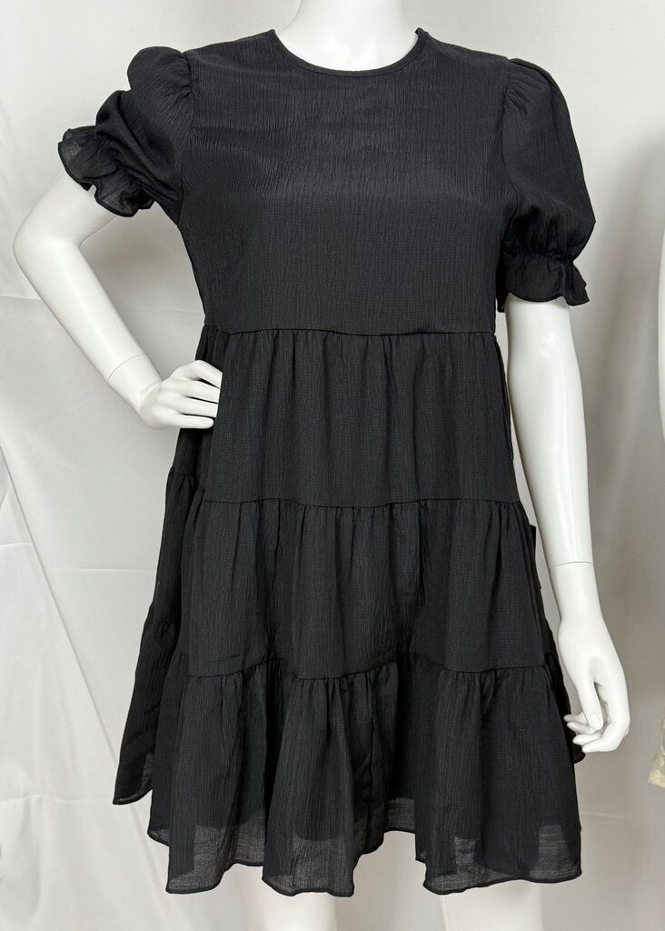 Lulu's - NWT - Black - Babydoll Dress SS