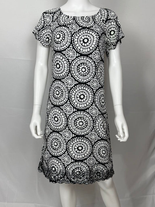 Hatley - Black, White - Pattern SS Dress