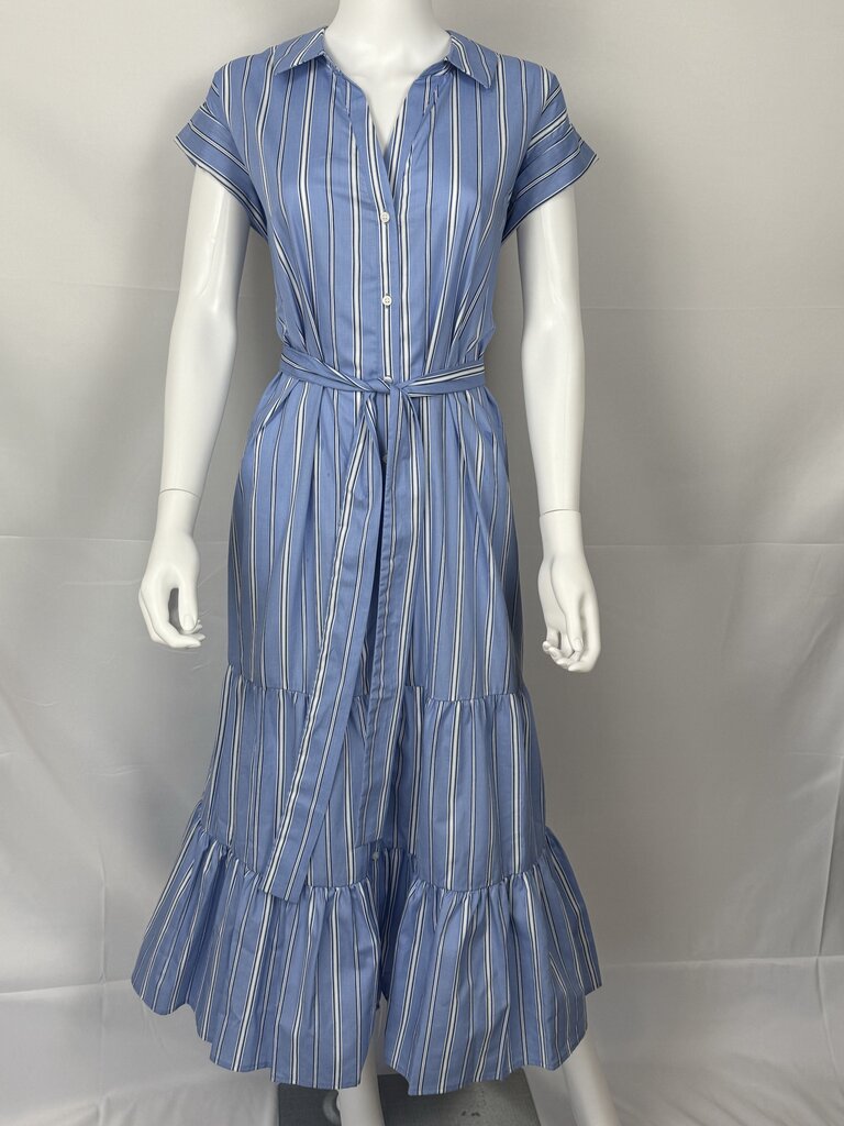 Tommy Hilfiger - NWT - Blue - Striped Tiered Dress