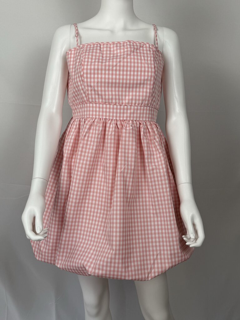 1.State- NWT - Pink Gingham Dress