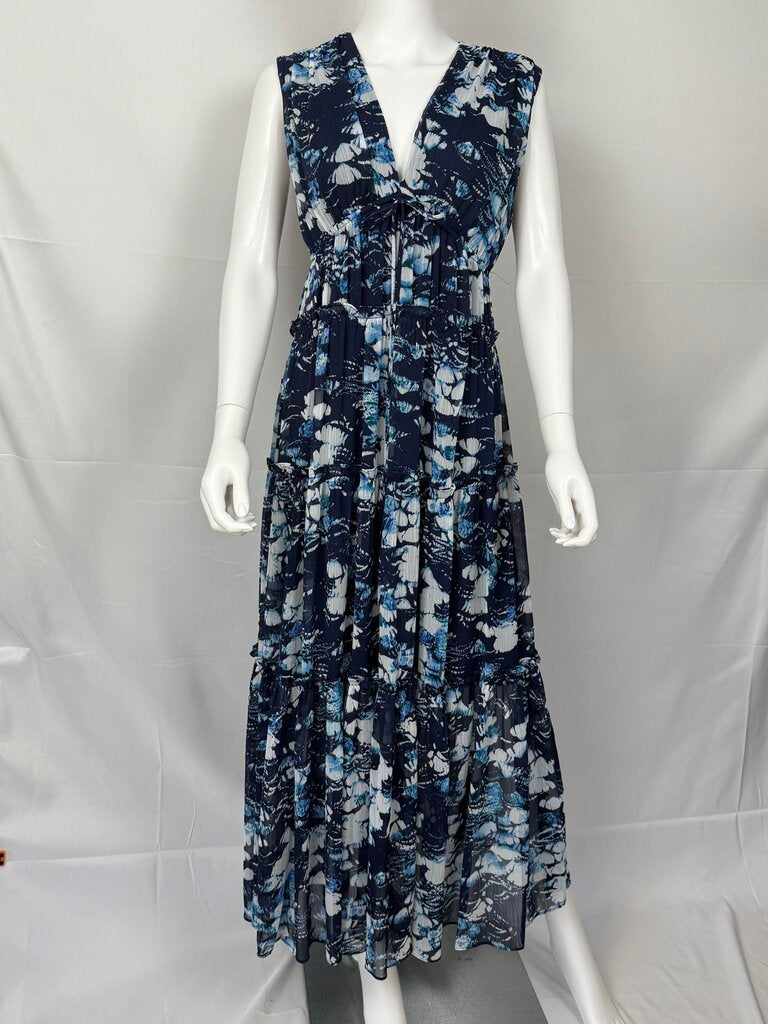 DKNY - NWT - Blue - Tiered Maxi