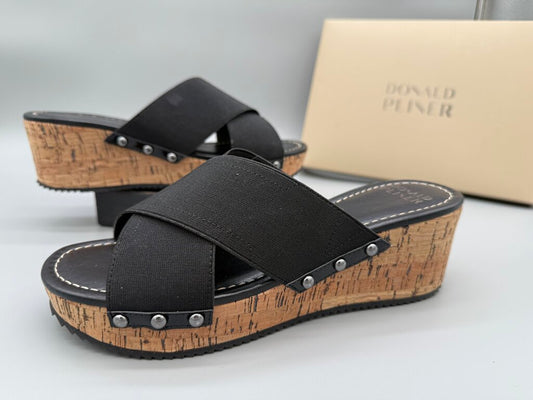 Donald Pliner - NWT- Black - Summera Wedge Sandal
