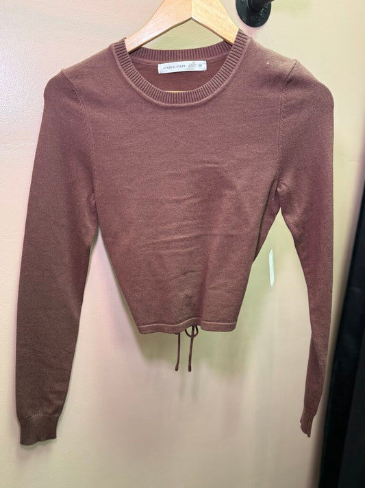 Altar'd State - NWT - Noa Open Back Top - Chocolate