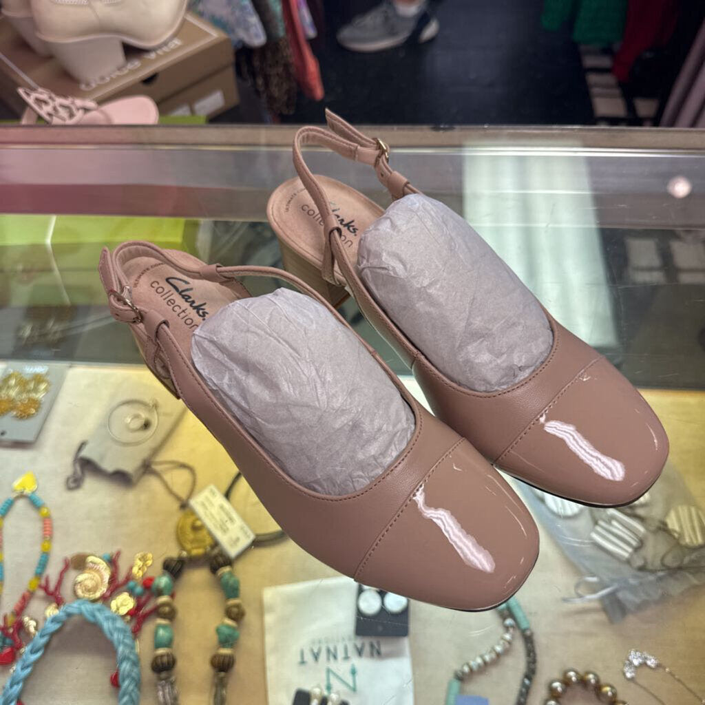 Clarks - NIB - Marilyn Rose Slingback in Beige