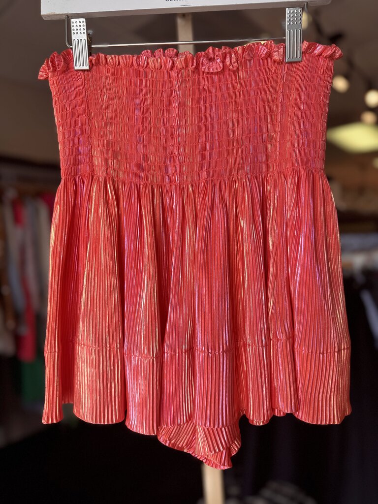 Queen of Sparkles - Tangerine Swing Shorts