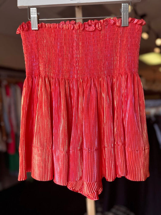 Queen of Sparkles - Tangerine Swing Shorts