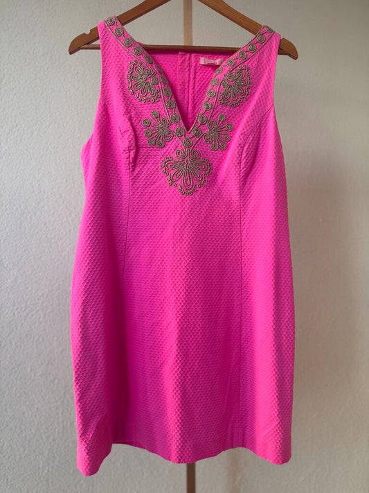 Lilly Pulitzer - Gabby Shift Dress in "Pop Pink"