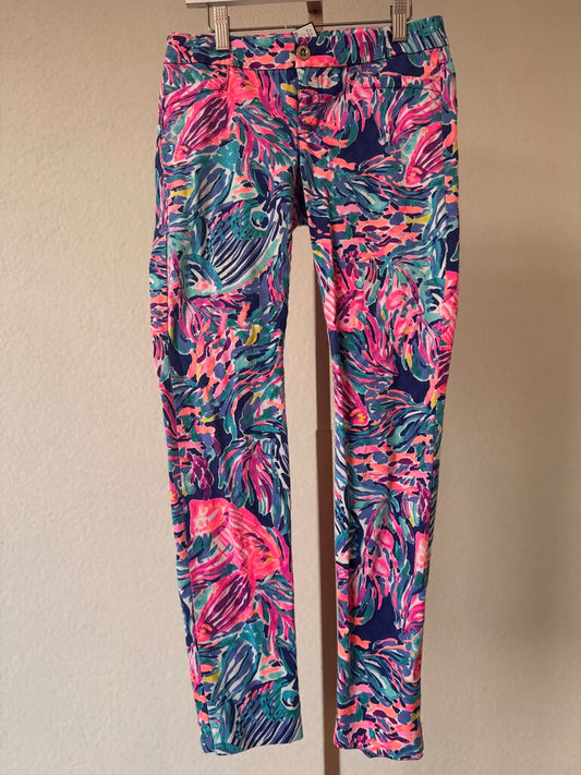 Lilly - Kelly Skinny Ankle Pant "Seas the Day"
