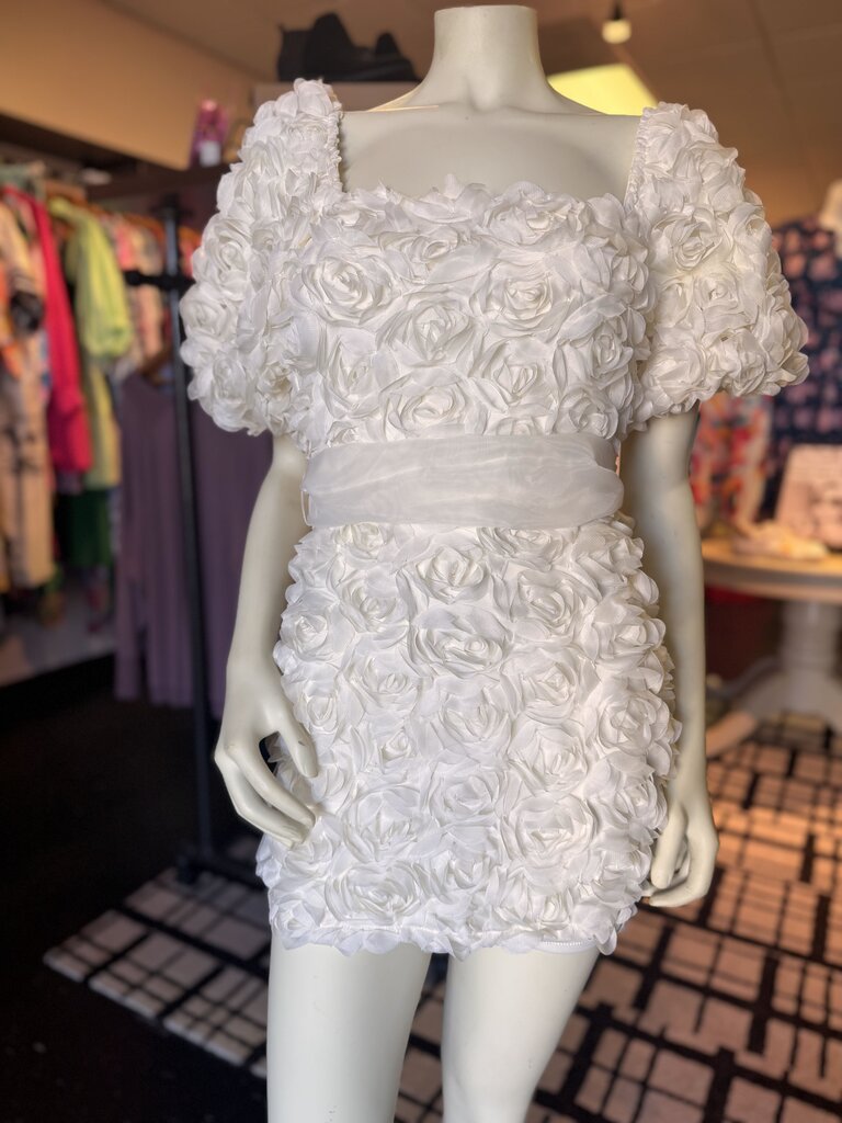 MABLE - Rose Tulle Mini Dress