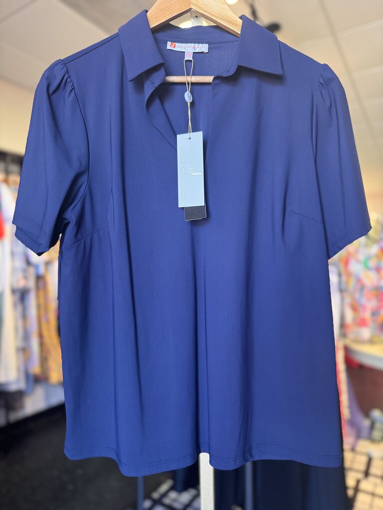 Jude Connally-NWT-Imogene Top in Navy
