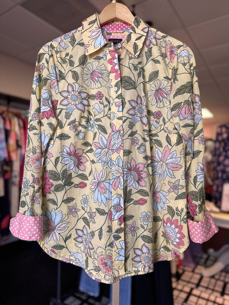Talbots- Classic Button Down- Floral Print