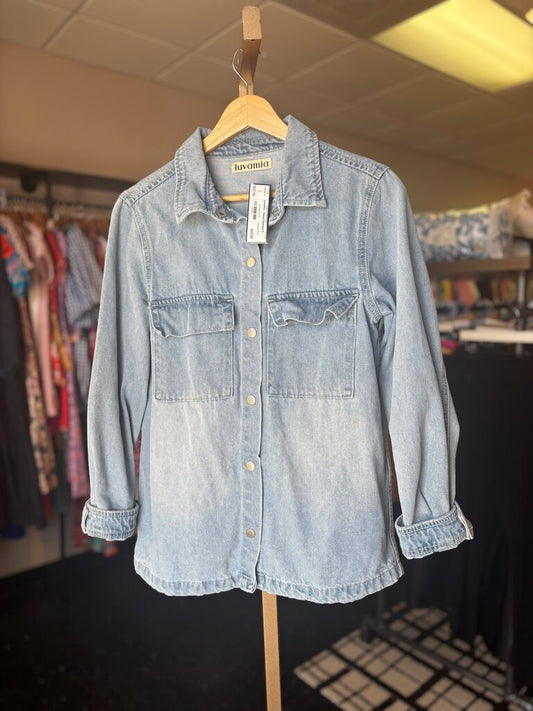 Luvamia - Denim Shacket