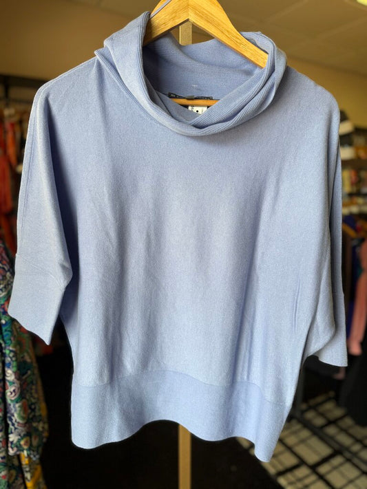 Elliott Lauren - Cowl Neck Sweater in Iris