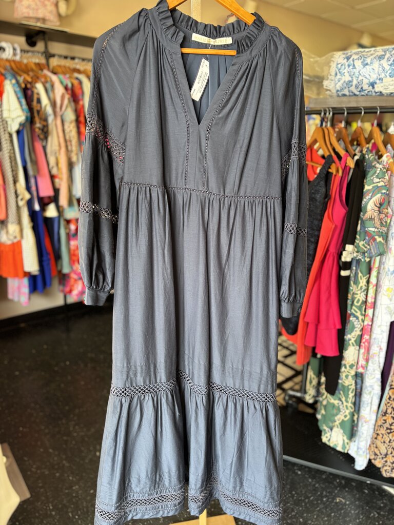 Marie Oliver - Hanna Midi Dress in Midnight Ink