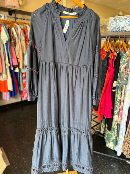 Marie Oliver - Hanna Midi Dress in Midnight Ink