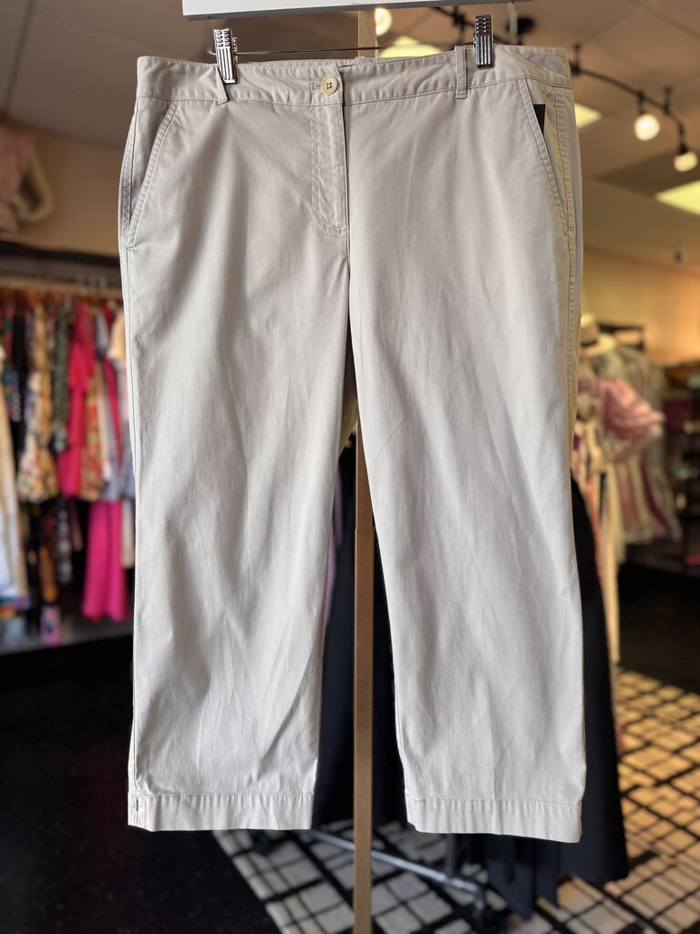Talbots - Signature Cropped Chino Khakis