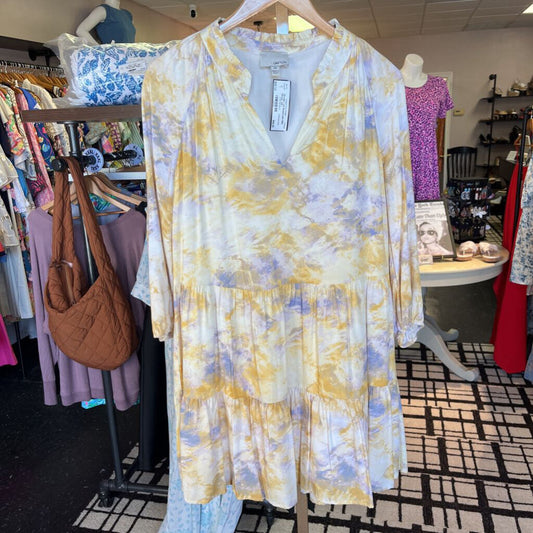 Greylin - LS Watercolor Mini Dress