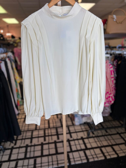 Crosby NWT Brett Blouse in Pearl