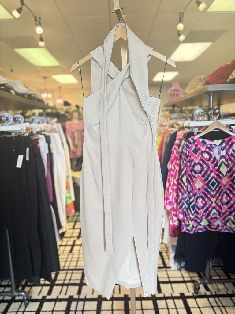 Lavish Alice- NWT - Fitted Dress in Sand