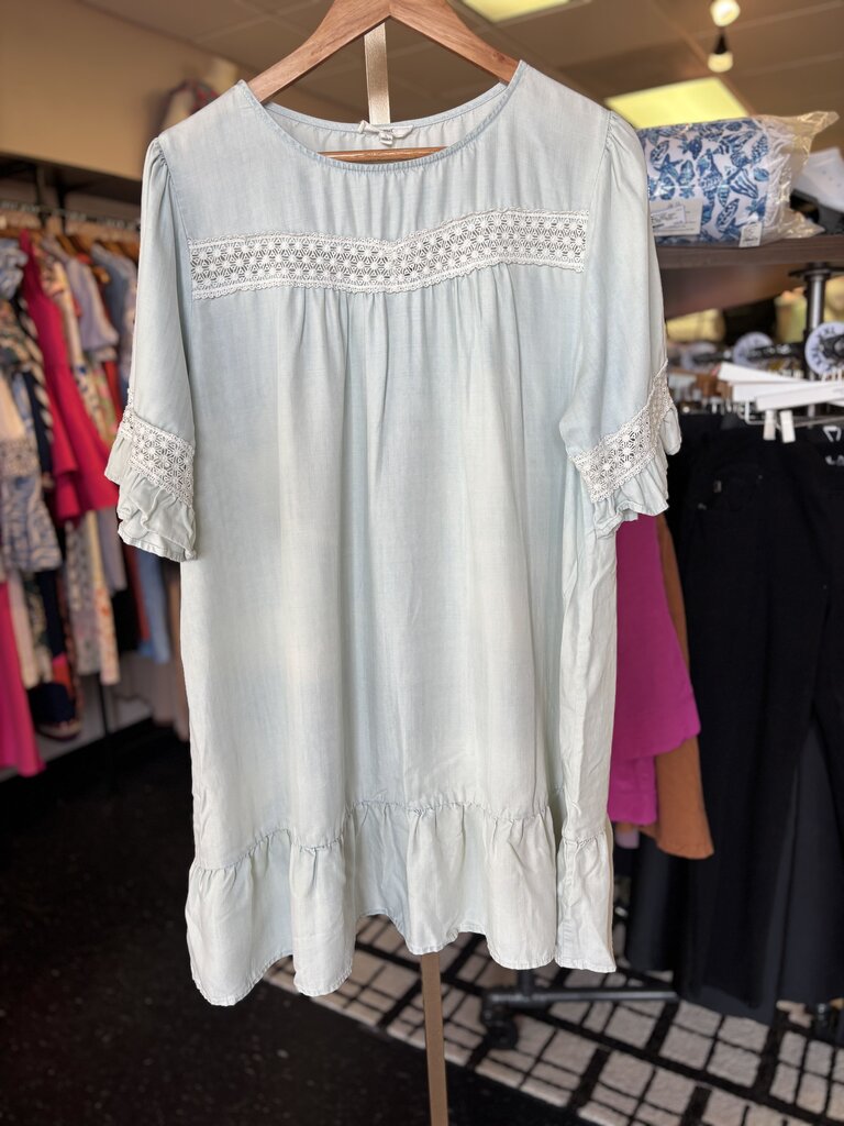 Easel - SS Chambray Dress