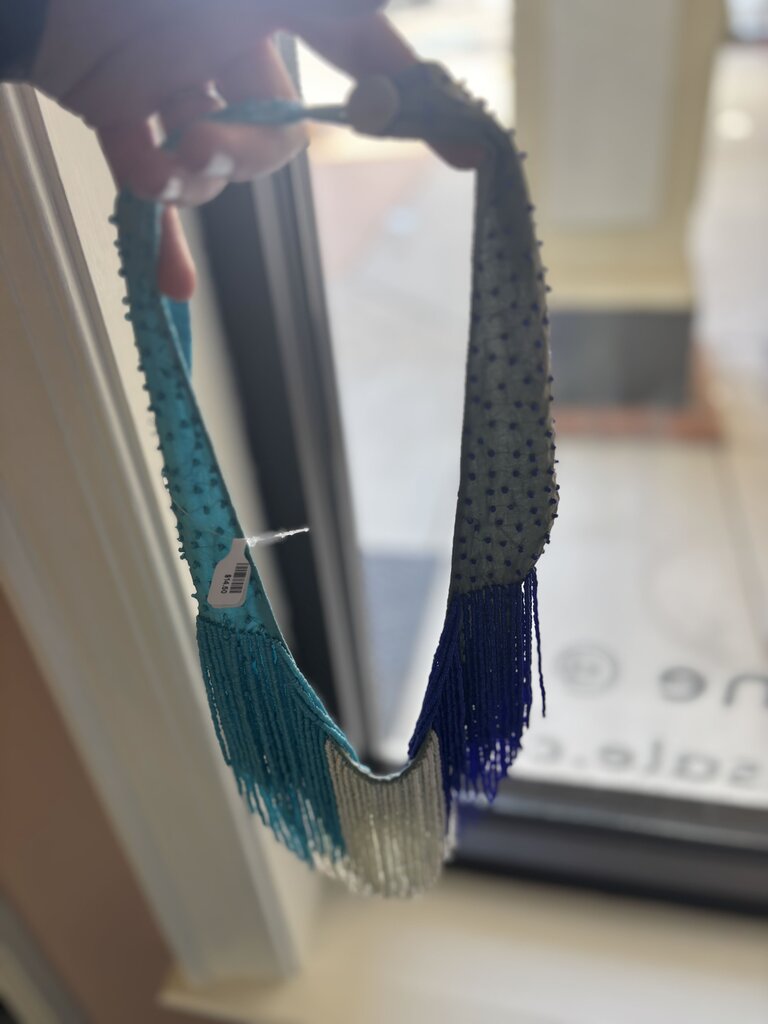 GUC Beaded Scarf Necklace