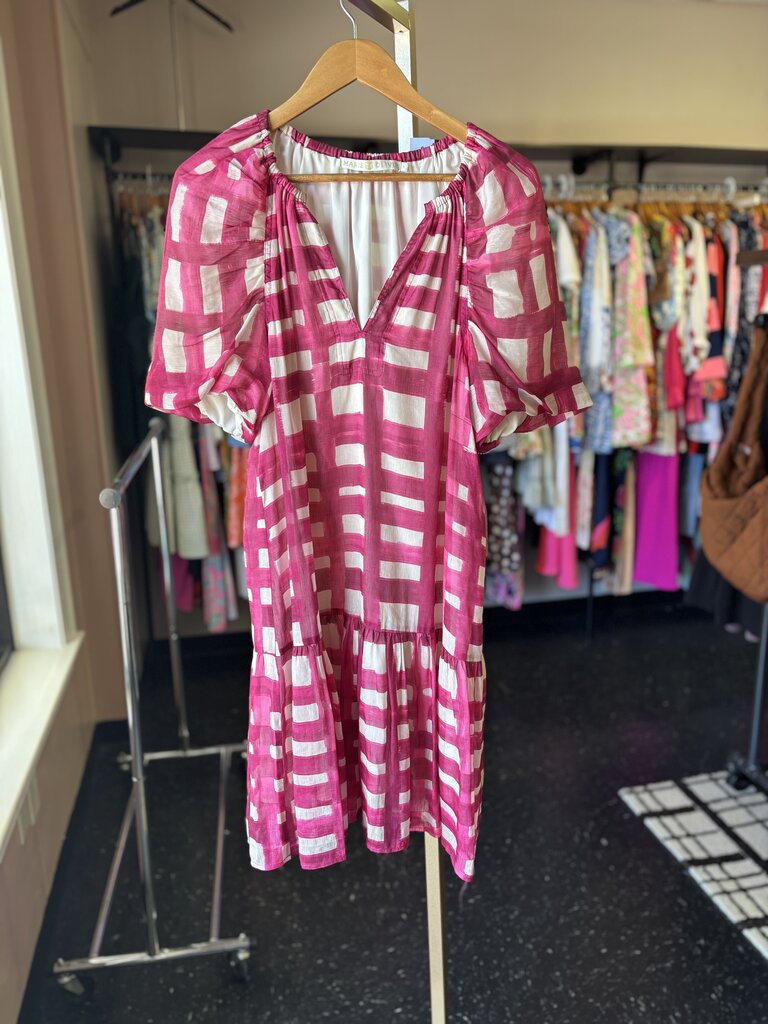 Marie Oliver- Greta Dress- Iris Madras Print