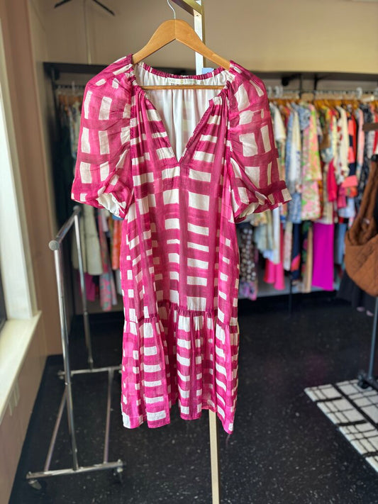Marie Oliver- Greta Dress- Iris Madras Print