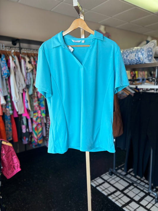 Lady Hagen - SS Performance Polo - Teal