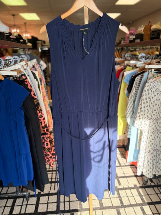 Banana Republic - Sleeveless V-Neck Dress - Navy