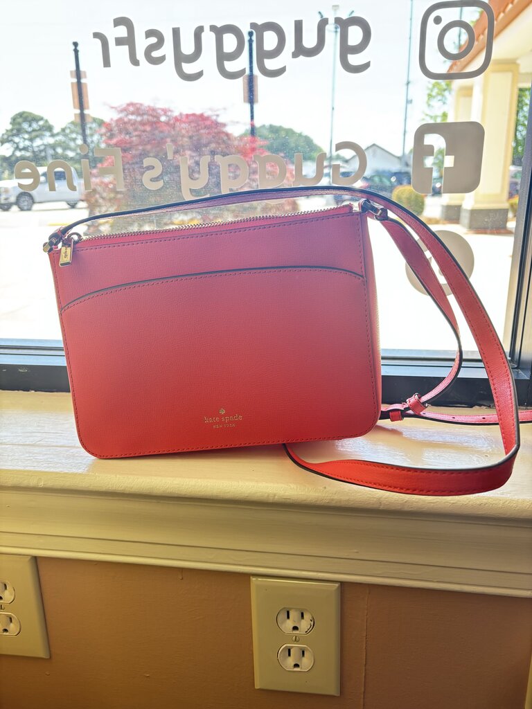 Kate Spade - Adel Top Zip Crossbody Bag in Stoplight