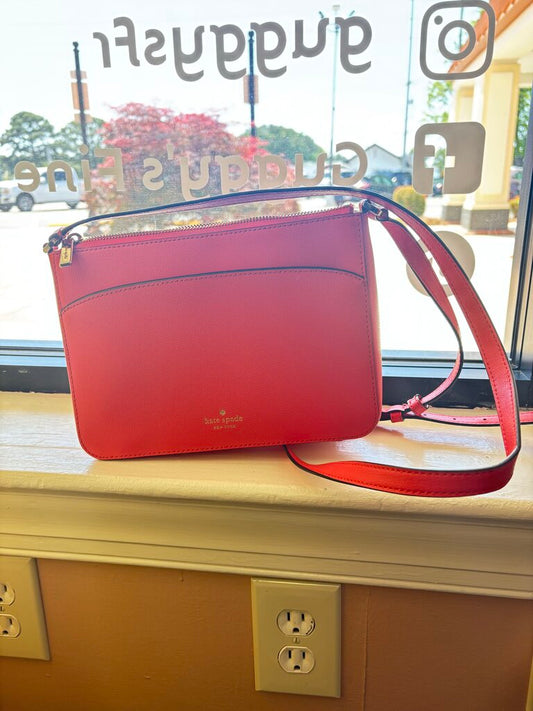 Kate Spade - Adel Top Zip Crossbody Bag in Stoplight