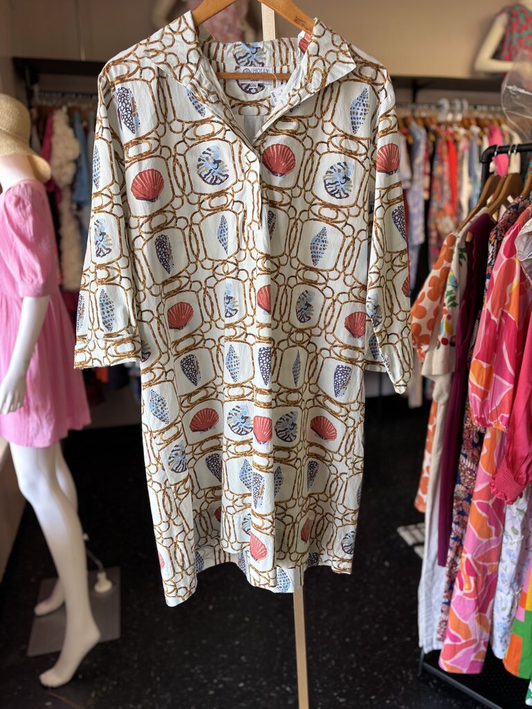 Holly Shae- Arden Dress in Shell Print