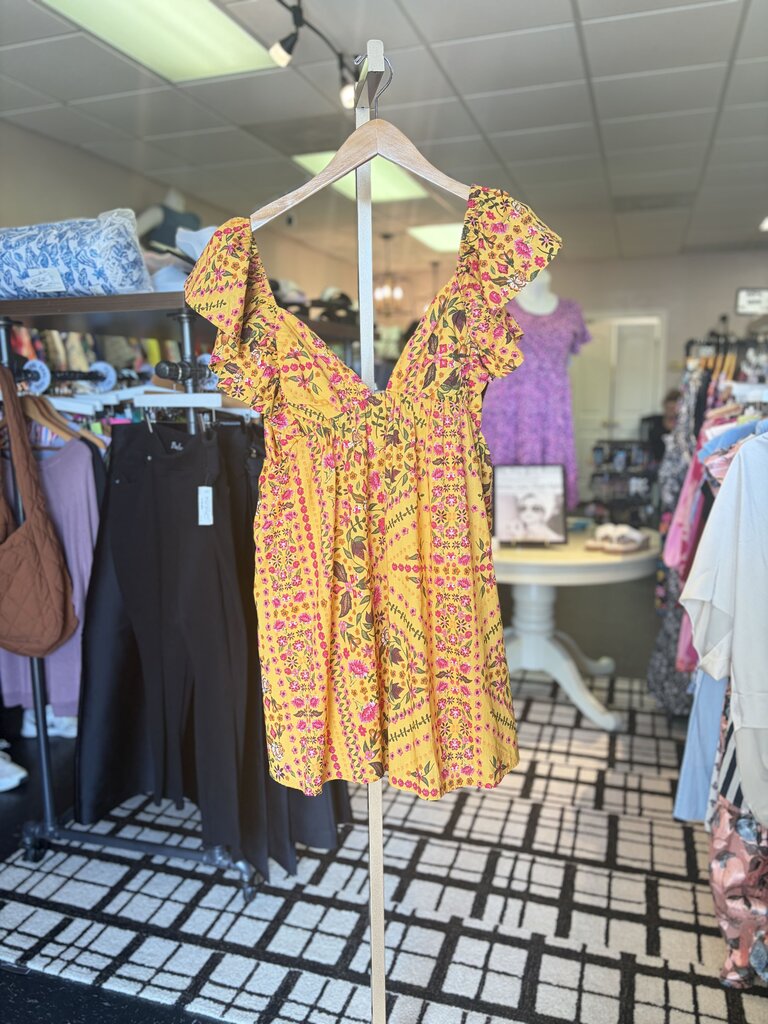 Olivaceous NWT - Cue the Sunshine Mini Dress