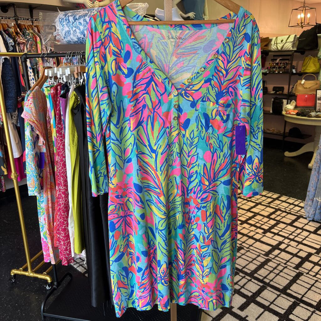 Lilly - Palmetto Tee Dress in "Hot Spot"