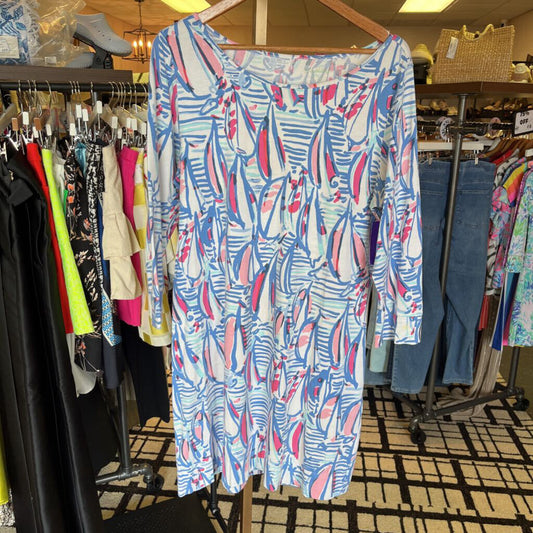 Lilly- Marlowe Dress in "Red Right Turn"